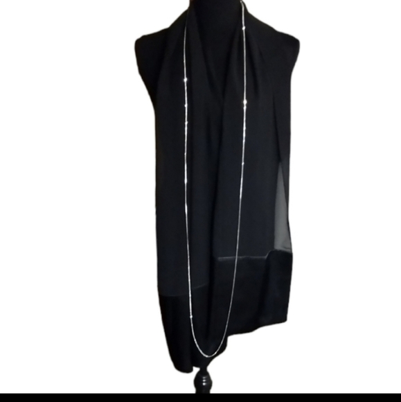 72" Rhinestone Infinity Necklace NWOT - Picture 2 of 4